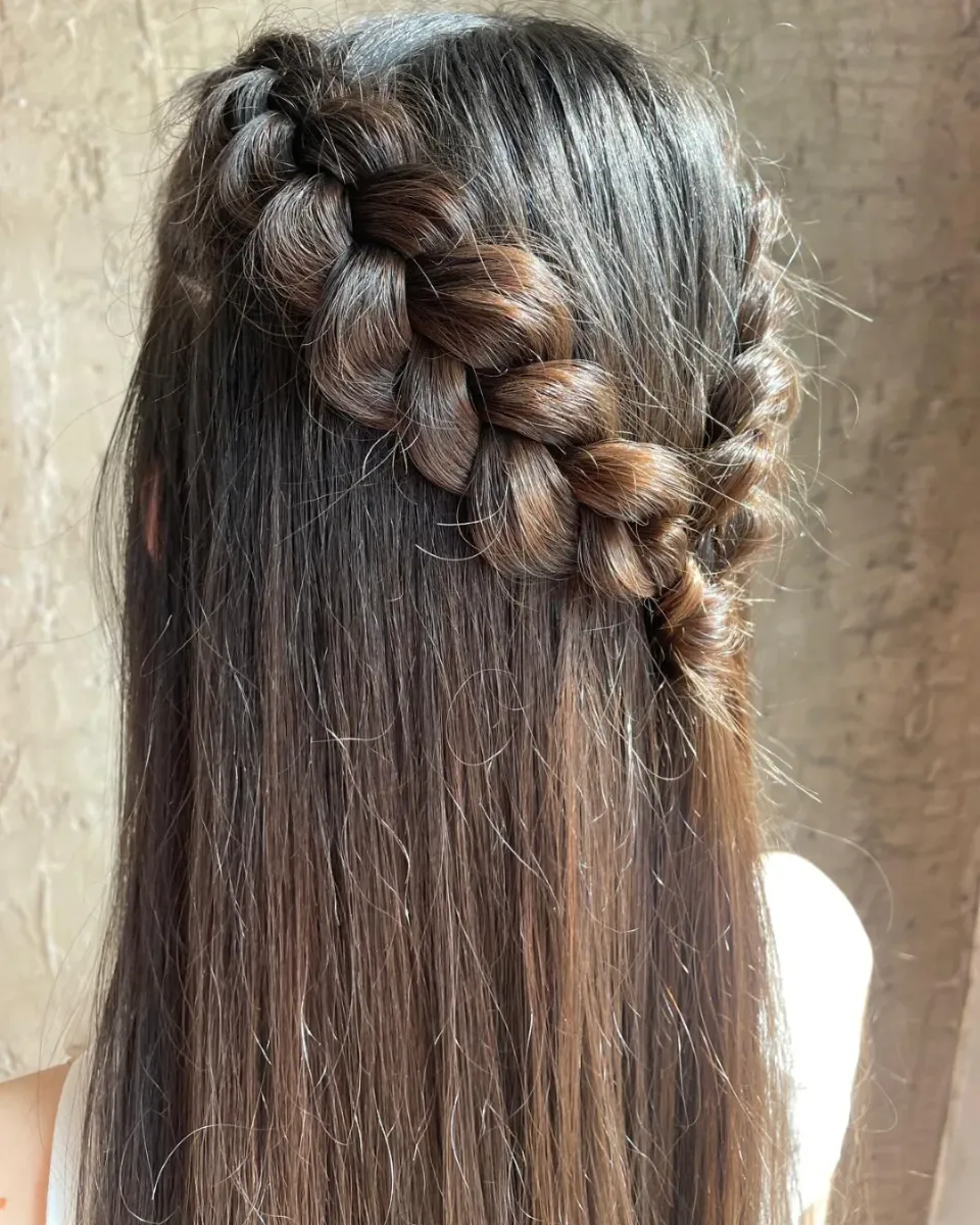 Peinado con trenza para boda – Gema Rebolo Badajoz